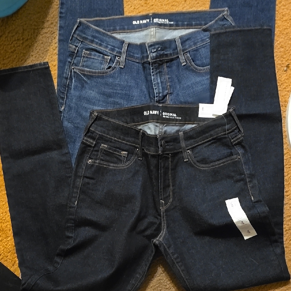 Old Navy Original Blue and Black Jeans